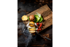 BBQ ALS EEN BAAS RECEPTFLYERS BACON BURGER 250st