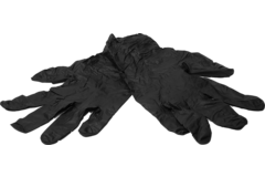 NITRIL HANDSCHOEN ZWART MEDIUM 100st POEDERVRIJ EXTRA STRONG